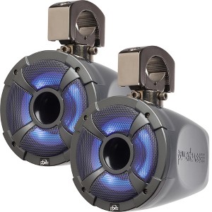 PowerBass XL-POD6LR - 6.5" Long Range Pod Speaker System with RGB LED - Pair - 1 of 2