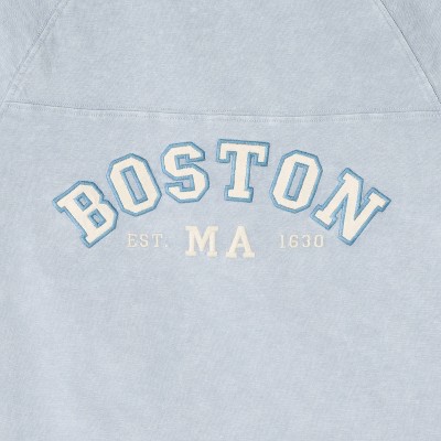 Детские футболки Cat & Jack Boys' Short Sleeve 100% Cotton Seamed Oversized Slub Fit Graphic T-Shirt - Cat & Jack™ Light Blue S — фото 3