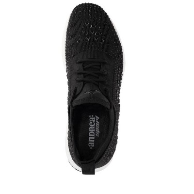 Женские кроссовки Andrea Women’s Stylish Knit Sneakers for Everyday Wear 90300 BLACK 7 — фото 5