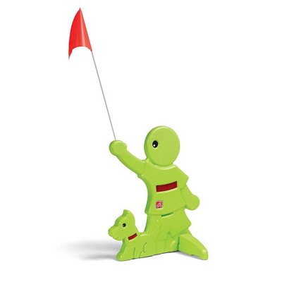 Step2 Kid Alert Visual Warning Signal Child and Puppy Safety Sign, Neon Green