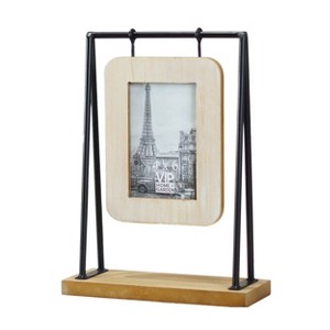 VIP Wood 13 in. Brown 4x6 Photo Frame - 1 of 4