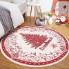 Fulvari Christmas Rug Non-Slip Indoor Rugs for Entryway,Washable Area Rug Kitchen Rug Soft Bathroom Rugs Holiday Decor - 4 of 4
