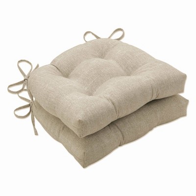 2pk Outdoor Reversible Chair Pad Tory - Pillow Perfect
