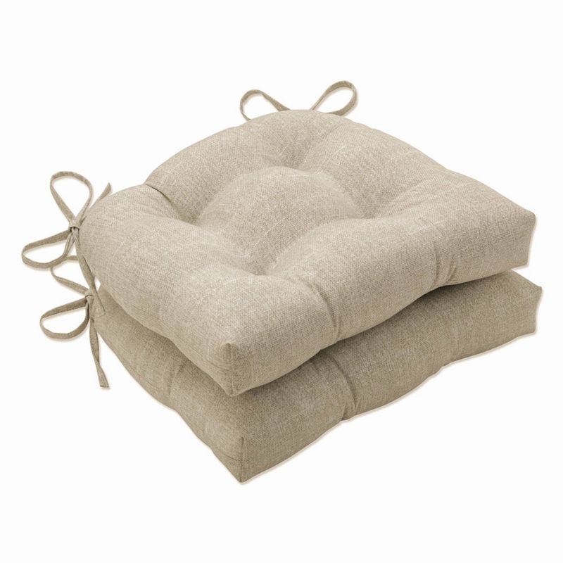 2pk Outdoor Reversible Chair Pad Tory - Pillow Perfect, 1 of 9