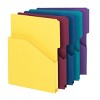 Smead Organized Up  Expanding Slash Jacket, 2/5-Cut Tab, 1" Expansion, Letter Size, Assorted Colors, 5 per Pack (75445) - 2 of 4