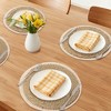 REGALWOVEN Farmhouse Placemats Set of 4 Woven Placemats for Dining Table Decor Indoor Kitchen Table Mat with Tassel - 2 of 4