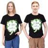 Garvee Women Shamrock T-Shirt, Funny St.Patricks Day Shirt with Shamrock Glasses for Women - 4 of 4