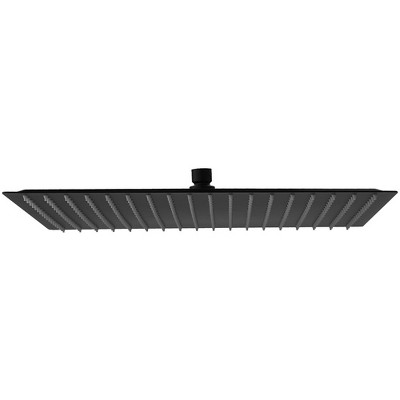 1-Spray Patterns 10 in. Single Wall Mount & Ceiling Mount Square Rain Fixed Shower Head