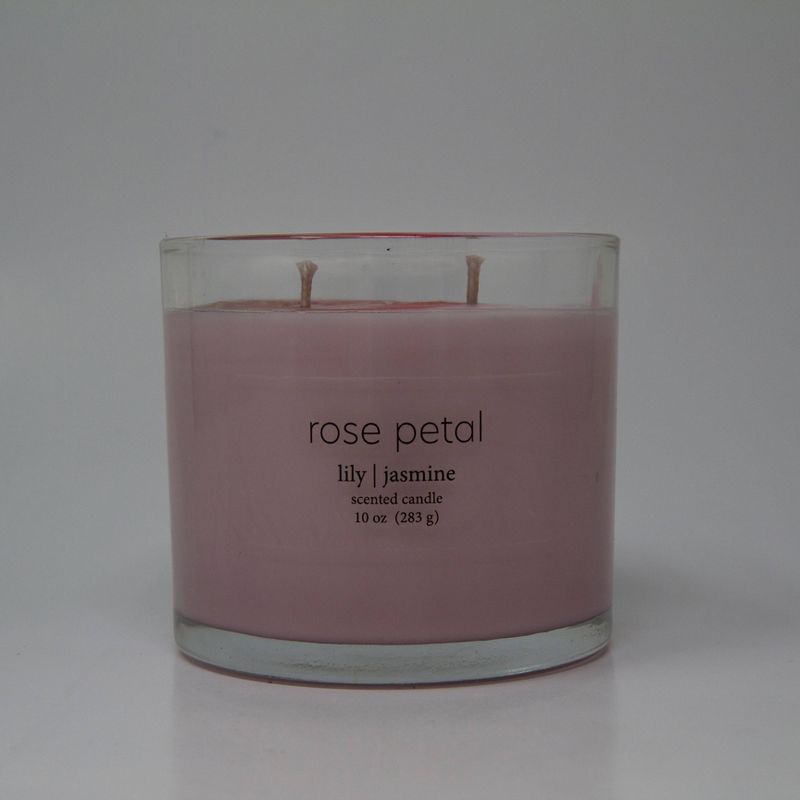 10oz Glass Jar 2-Wick Rose Petal Candle - Room Essentials&#8482;, 2 of 4