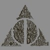 Women's Harry Potter Deathly Hallows Secret Racerback Tank Top - 2 of 4