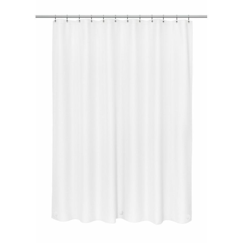 Ben&Jonah Ianthe Vinyl Water Repellent Shower Curtain Liner - Easy To Clean, 1 of 3
