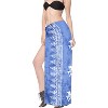 LA LEELA Women's Summer Beach Wrap Bikini Wraps Sarong Coverup Skirt Bathing suit Swimwear Swimsuit Coverup for Women One Size Blue, Fish - image 2 of 4