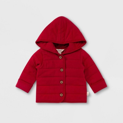 Burt's Bees Baby® Quilted Jacket - Cardinal Red 24M