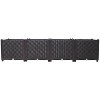 Grungis Square Planters for Outdoor Plants,Deep Raised Plastic Planter Boxes with Self-Watering Design for Vegetables Flowers Herbs - 3 of 4