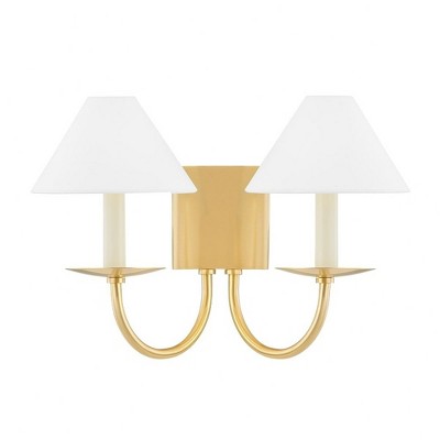 Mitzi Lenore 2 - Light Sconce in  Aged Brass