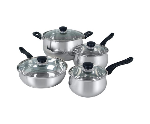 Oster Rametto 8pc Stainless Steel Cookware Set