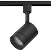 Pro Track 3-Head 12 Watt LED Ceiling Track Light Fixture Kit Floating Canopy Spot Light Dimmable Adjustable Black Modern Kitchen Bathroom 44" Wide - 2 of 4