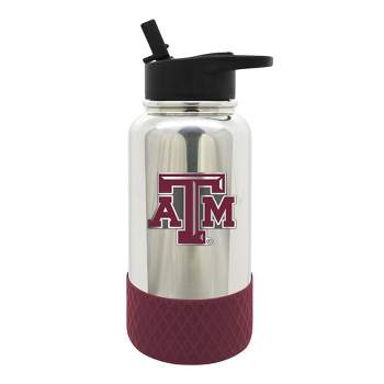 NCAA Texas A&M Aggies 32oz Chrome Thirst Hydration Water Bottle