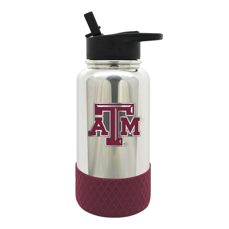NCAA Texas A&#38;M Aggies 32oz Chrome Thirst Hydration Water Bottle, 1 of 4
