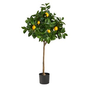 Nearly Natural 4-ft Lemon Tree Artificial - 1 of 4