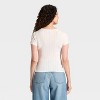 Women's Short Sleeve Pointelle T-Shirt - Universal Thread™ - 2 of 4
