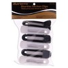 Shorties Section Clips - White-Black by Marianna for Women - 6 Pc Hair Clips - 3 of 3