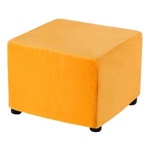 Unique Bargains Elastic Living Room Bedroom Square Foot Stool Cover - 1 of 4