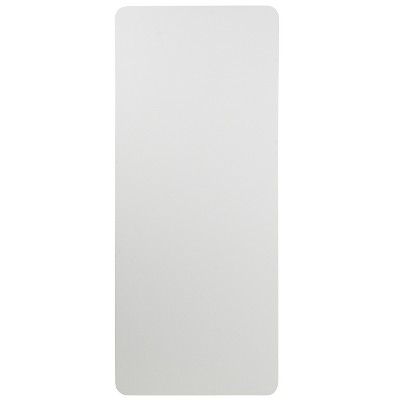 6-Foot Gray Metal Frame White Plastic Folding Table