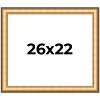 PosterPalooza | Traditional Gold Picture Frame - UV Acrylic, Backing Board, Hanging Hardware Included - 2 of 4