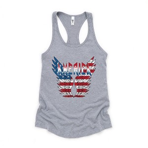 Simply Sage Market Women's America Wings Graphic Racerback Tank - 1 of 3