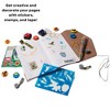 Harry Potter Journal Set for Kids – Smash Leather Journal Kit with Stickers, Stamps & Tape - 4 of 4