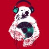 Men's Design By Humans Record Bear By radiomode T-Shirt - 2 of 4
