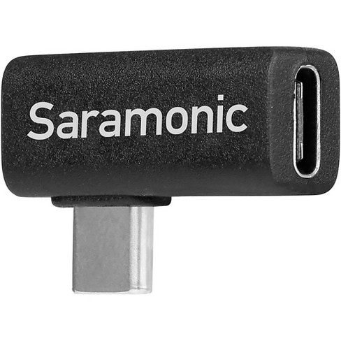 Psykologisk forpligtelse Bedrag Saramonic Sr-c2005 Right-angle Usb-c Adapter, 90-degree Male-to-female  Type-c Adapter Ideal For Devices In Gimbals & Tight Spaces : Target