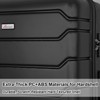 Romswi 4 Piece Luggage Set, 20 28 inch Travel Suitcase Lightweight PC+ABS Hardside Durable with TSA Lock, Cup Holder, Duffel Bag – Spinner Wheels - 4 of 4