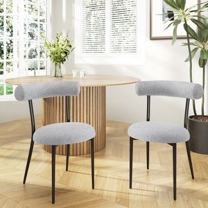 NicBex  Set of 2 Modern Dining Chairs,Upholstered Dinner Chairs with Metal Frame for Kitchen,Living Room - 1 of 4