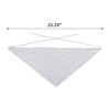 Unique Bargains French Lace Triangle Bandana White 1 Pc - 3 of 4