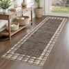 Washable Rugs for Living Room Modern Bordered Floor Mats with Non-Slip Backing - 3 of 4