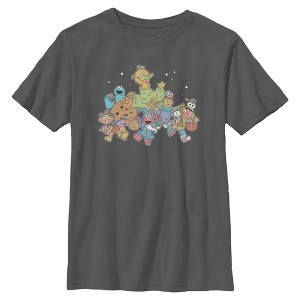 Boys Sesame Street Trick Or Treat With Elmo And His Friends T Shirt - 1 of 4