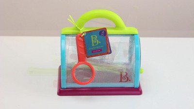 B. toys- Tiki Retreat Bug Catcher Kit – 1 Bug Cage with Tweezers &  Magnifying Glass – Bug Toys for Kids 4+