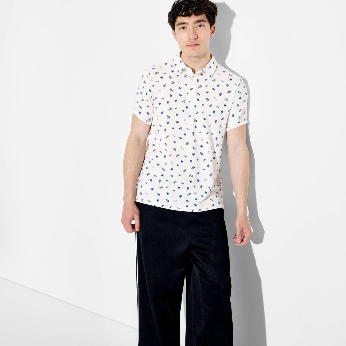 Men's Game Day Comfort Wear Tailgate Print Polo Shirt - Goodfellow & Co™ - thumbnail 7
