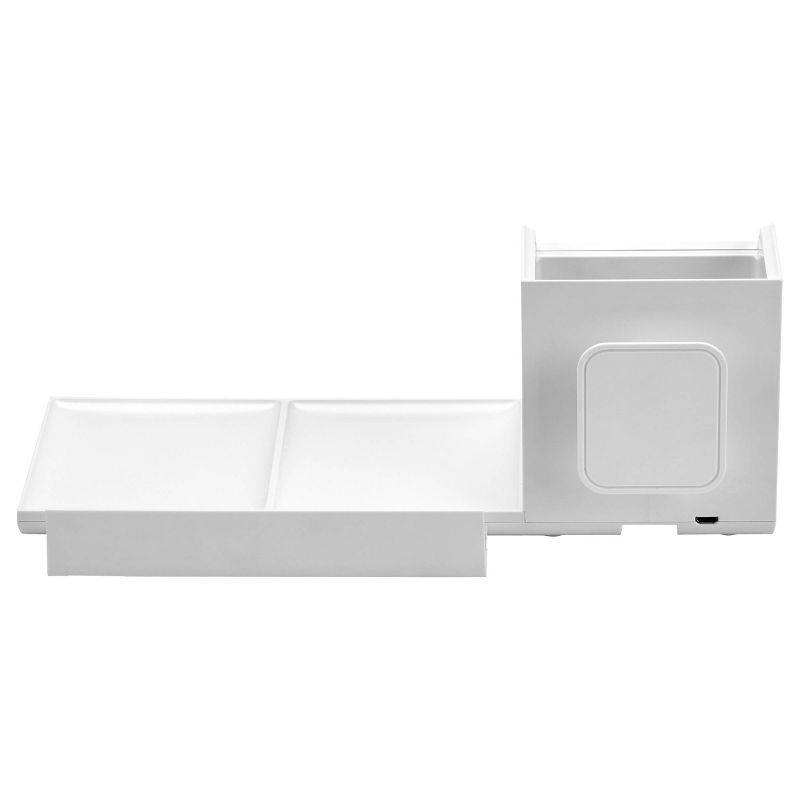Office Konnect Desk Organizer Power Base with Phone Stand White - Bostitch, 4 of 11