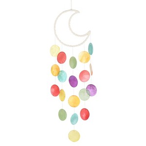 Unique Bargains Decorative Coastal-inspired Wind Chime 5.9" x 21.7" Colorful 1 Pc - 1 of 4