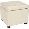 Maiden Square Tufted Storage Ottoman - HUD8231 - Safavieh Couture - 4 of 4