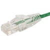 Monoprice Cat6 Ethernet Patch Cable - 14 feet - Green | Snagless RJ45 Stranded 550MHz UTP CMR Riser Rated Pure Bare Copper Wire 28AWG - SlimRun Series - 3 of 4