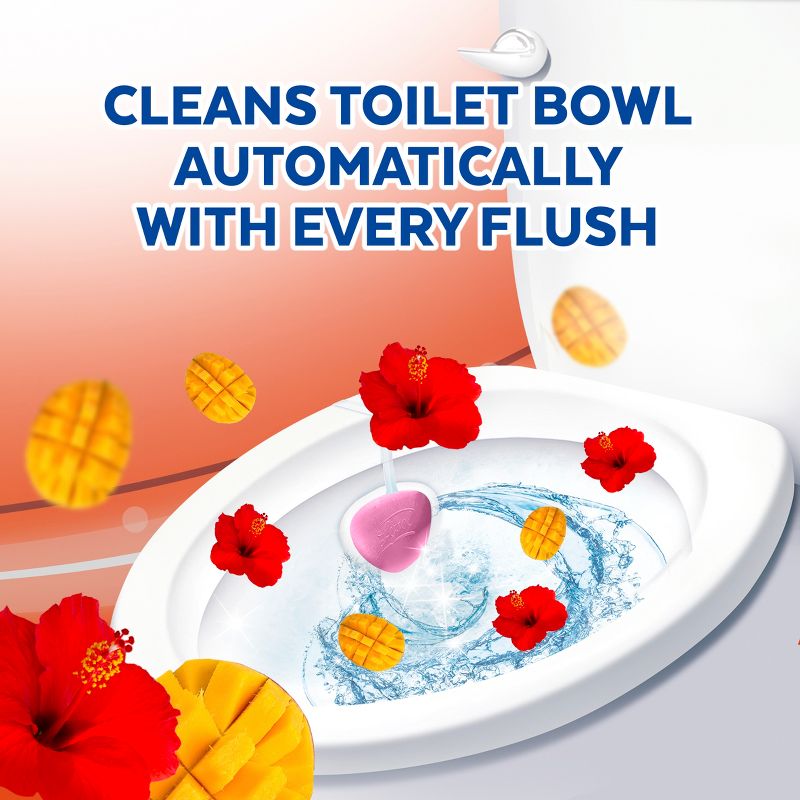 Lysol Automatic Toilet Bowl Cleaner - Mango & Hibiscus, 2 count, 4 of 7