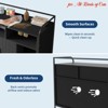 for All Kinds of Cats 37.5 " Modern Wooden Litter Box w/ Storage Rack, Multi-Functional Furniture-Style Litter Cabinet w/ Ventilation Hole/Side Entry - 4 of 4
