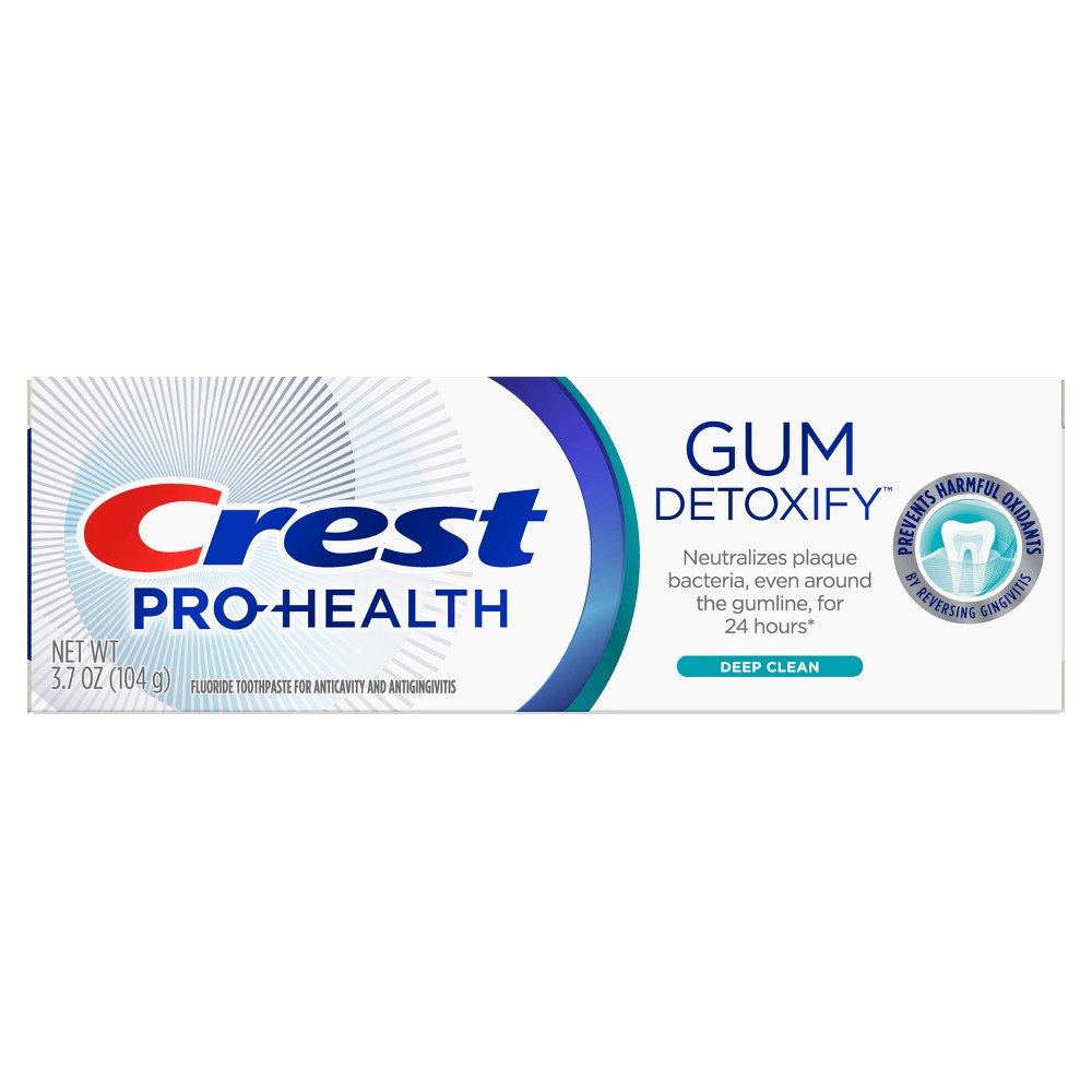 Crest Pro-Health Gum Detoxify Toothpaste  Deep Clean  3.7 oz