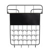 22.8x5.5x28.7" Black Floating Coffee Bar Shelf with Coffee Pod Holder, Hooks and Storage Shelf - 4 of 4