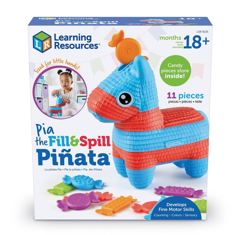 Learning Resources Pia the Fill &#38; Spill Pinata, 6 of 7
