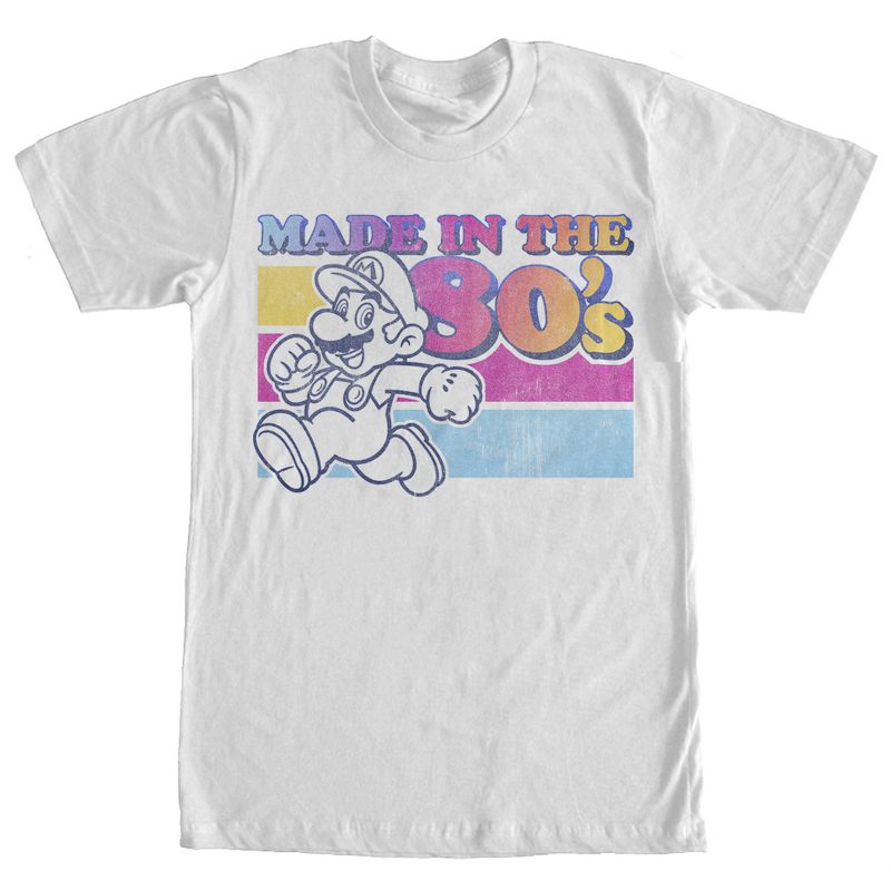 Men's Nintendo Mario Made in the Eighties T-Shirt, 1 of 6